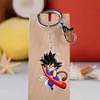 Versión Q del anime Dragon Ball llavero colgante de acrílico Rey Mono torankus colgante de bolsa de arroz de mono