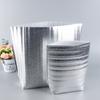 Bolsa Aislante de Papel Aluminio Bolsa Desechable para Conservación de Alimentos para Llevar Barbacoa Pizza Espesada Fresca Comida Rápida Té con Leche Bolsa para Empacar