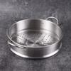 Vaporera de acero inoxidable para el hogar, gruesa, a cuadros, especial para cocinar al vapor, 16-40 cm