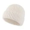 Chapéu de Lã Tricotado Espesso e Quente Transfronteiriço para Mulheres, Touca de Cabeça à Prova de Vento, Chapéu Frio com Proteção para Orelhas, Chapéu de Puxar para Homens, Inverno