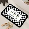 Tapete de chão de banheiro de desenho animado, tapete absorvente para a entrada, tapete de pé antiderrapante de secagem rápida de lama de diatomáceas, tapete de vaso sanitário, tapete de porta