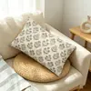 Funda de almohada con estampado floral y de plantas vintage para sofá de sala de estar, funda de cojín estampada, funda de almohada lumbar, decoración de sofá para exteriores