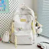 Mochila Escolar Ins Nicho Femenina Estudiante de Secundaria Mochila de Gran Capacidad de Aspecto Elevado Linda Mariposa Estudiante Mochila de Clase