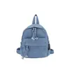 Mochila de Mezclilla Lavada Estilo Nuevo Transfronteriza, Ligera, Casual, Mochila Versátil para el Trabajo, Bolso Cruzado de Hombro de Gran Capacidad