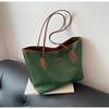 Bolsa Transfronteriza de Gran Capacidad para Mujer Otoño e Invierno Retro 2025 Nuevo Bolso de Hombro Casual Bolso Tote de Alta Calidad para Viajes Diarios