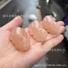 Collar Colgante de Jade Afgano Natural Raíz de Loto Rosa Pixiu Hebilla de Seguridad Pixiu Pieza de Mano para Hombres y Mujeres Suministro en Vivo