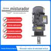 Misturador de dosagem de líquido de esgoto redutor vertical detergente químico industrial dosagem barril agitador bomba do motor