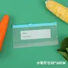 Sacos plásticos para armazenamento de alimentos com zíper em estoque, sacos espessados de grau alimentício com fecho de correr, sacos especiais para porcionamento de frutas e vegetais na geladeira