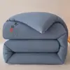 Colcha de algodão cru Classe A com fibra de soja para mães e bebês, colcha grossa de inverno, colcha de algodão puro, colcha para dormitório estudantil, fábrica no atacado