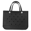 Amazon Cross-border Moldagem por Injeção de Polietileno Moda Feminina Bolsa de Ombro Viagem Bolsa de Praia EVA Grande Volume Bolsa com Furos