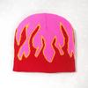 Gorro de punto con llamas y explosiones transfronterizas para hombre, estilo hip-hop urbano europeo y americano, cálido, de jacquard, para otoño e invierno, para exteriores.