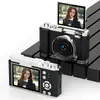 Câmera CCD de pixel duplo mais vendida internacionalmente, câmera digital para selfies, câmera compacta portátil para estudantes e iniciantes