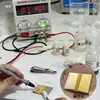 Máquina Pequeña de Galvanoplastia por Cepillo Máquina de Electrodeposición Máquina de Galvanoplastia Oro 18K Líquido Galvanoplastia Oro 24K Agua Equipo de Galvanoplastia para Ferretería de Automóviles Bolsas Joyería Oro