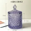 Ornamentos de Tigela Desmagnetizadora Estilo Europeu Caixa de Armazenamento, Caixa de Joias para Frutas Secas, Pote de Doces, Pote de Vidro para Vela de Aromaterapia, Restaurante