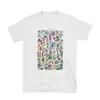 Camiseta con Ilustración de Flores Vintage Estilo Boho Floral Casual