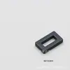 Hebilla accesorio para abrigo y gabardina, rectangular, simple, color sólido, hebilla de resina colorida para cinturón con diseño estampado, hebilla decorativa superior