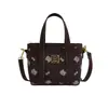 Nova Tendência de Moda Bolsa de Ombro Único Feminina Elegante Temperamento Grande Capacidade Estampada Bolsa de Alta Qualidade para o Dia a Dia Casual Bolsa Transversal