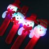 Nova decoração de Natal pequeno presente levou luminoso chapéu de Natal chapéu de Natal de pelúcia não tecido para adultos