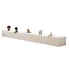 Mueble de TV tipo crema, juego de mesa de centro moderno minimalista, sala de estar de apartamento pequeño, uso doméstico, mueble de TV blanco de pie de lujo ligero