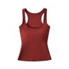 Verano 2025 Nuevo Camisola de Calle Frita para Chica Hot de Ocho Colores para Mujer, Ajustada y Adelgazante, Ropa Exterior, Top Americano con Almohadilla para el Pecho
