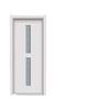 Puerta corredera minimalista blanca para dormitorio, puerta corredera manual insonorizada, puerta corredera para el hogar.