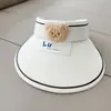 Chapéu de Sol Infantil Novo Estilo de Verão, Chapéu de Sol com Top Aberto para Meninos e Meninas, Chapéu de Proteção UV para Bebê, Moderno