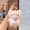 Lindo Colgante de Peluche de Gato Muñeco Extendido Muñeco Venta al por Mayor Muñeco de Gato KT Llavero de Dibujos Animados Juguete de Peluche