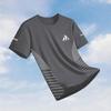 2025 Verão Gelo Seda Camiseta de manga curta Masculina Nova Respirável Corrida Esportes Masculino Meia manga Masculina Roupas de secagem rápida