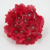 Cabeça de flor de hortênsia flor artificial flor artificial flor de seda arco de casamento flor de referência de estrada bola de flor adereços de fotografia 54 peças