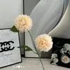 Dalia Fragante de Doble Pétalo de Dos Cabezas Dalia Artificial para Fotografía de Bodas, Decoración del Hogar, Crisantemo de Bola Venta al por Mayor Transfronteriza Flores Artificiales