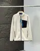 ¡Esencial para exteriores! ¡Forro polar de doble cara! Chaqueta de forro polar ligera a prueba de viento para hombre, 26, nueva para otoño e invierno, con cuello alto
