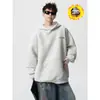 Sudadera con capucha bordada con letras de peso pesado americano para hombre, Otoño, Marca de moda, Holgada, Informal, Sudadera con capucha deportiva, Top