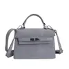 Bolso Texturizado y Elegante 2026 Otoño e Invierno Nuevo Bolso Cruzado de Moda Kelly Bolso Versátil con Hebilla de Cierre