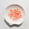 Nuevo Estilo Flor de Cerezo Estampada en Oro con Bordes Dorados y Plateados 15 mm Pétalos Perlados de Dos Tonos Materiales Hechos a Mano para Bricolaje Accesorios para el Cabello de Estilo Antiguo Ramo