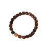 Venda Direta de Fábrica Atacado Pulseiras de Pau-Rosa Preto Círculo Único para Homens e Mulheres Três Cores com Contas Pulseiras de Sândalo Natural Estilo Étnico