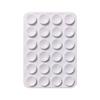 Suporte de Celular de Silicone com Ventosa Dupla Face Quadrado Antiderrapante 24 Peças Mais Vendido Transfronteiriço Gadget de Ventosa de Silicone 24 Peças