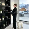 Jaqueta de Algodão Patchwork Estilo Coreano Moda Nova Inverno 2026 Feminina Curta Casual Petite Quente Outerwear