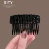 Japón Corea 2026 Nuevo Peine de Cristal para el Cabello de Gama Alta Inserto Invertido en la Parte Posterior de la Cabeza Peine Accesorio para el Cabello para Mujeres Artefacto de Lujo Ligero para Controlar el Cabello Rebelde