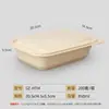 Saizhuo lonchera biodegradable lonchera desechable tazón de almidón de maíz caja para llevar lonchera con tapa