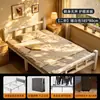 Cama plegable para descanso a la hora de comer, madera maciza, no requiere instalación, cama individual duradera para viviendas de alquiler, cama plegable sencilla para niños