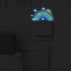 YKP006 pegatinas de interruptor de arco iris luminoso dormitorio sala de estar entrada ambientación decorativas pegatinas de pared al por mayor transfronterizo