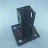 40404080 perfil de alumínio âncora quadrada base fixa de cerca de suporte de cerca para esteira rolante conexão ao solo