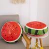 Fabricante Atacado Almofada Redonda de Frutas Sofá Criativo Tatame Pelúcia Melancia Laranja Futon Almofada Lombar