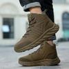 Botas de Neve Transfronteiriças para Homens e Mulheres, Inverno Quente Mais Veludo Espessado Cano Médio Sapatos de Algodão para Exterior, À Prova d'Água e Antiderrapante Tamanho Grande Botas de Algodão