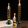 Adornos de Velero de Cristal con Bola de Luz Creativa Europea Velero de Cristal Velas de Aromaterapia Hotel Hogar Boda Decoración de Boda Especial