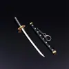 Merchandise de Anime Bainha de Espada Samurai Modelo Zoro Yuzuru Akatsuki Chaveiro Pingente de Liga 15cm