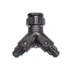 Adaptador en T de conexión rápida de 6 mm con boquilla universal atomizada, accesorio para riego automático, sistema de riego, humidificación y refrigeración
