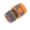 Conector Plástico Atravessante de Água com Revestimento de Borracha, 3/4 Polegada, 6/4 Polegadas, Conector Rápido Válvula Reta Duas Vias, Conector Rápido de Reparo e Extensão de Mangueira