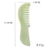 Fábrica de Jade Hongxing Novo Pente de Massagem de Jade Xiuyu Transfronteiriço Pente Raspador Dente Grande Massagem Saúde Pente de Cabeleireiro