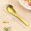 Conjunto de Colheres de Titânio Puro, Cristalinas, Grau Alimentício Doméstico, Estilo Coreano Conjunto de Colheres de Sopa Totalmente de Titânio, Colheres Coloridas